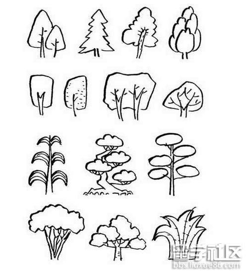 树木简笔画