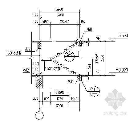 钢楼梯结构详图