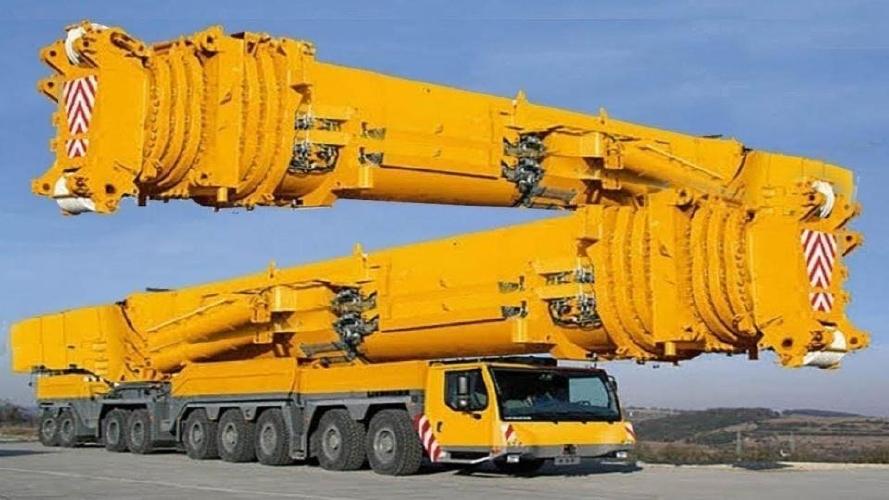 不多见的重型机械设备惊人的起重机大开眼界了