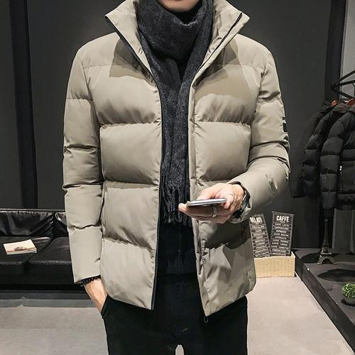 棉衣男外套男冬季新款青少年韩版修身工装棉服学生棉袄潮流上衣