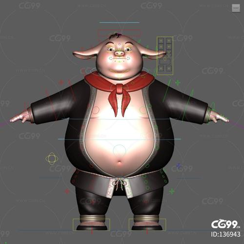 q版 卡通 猪 八戒 天蓬元帅