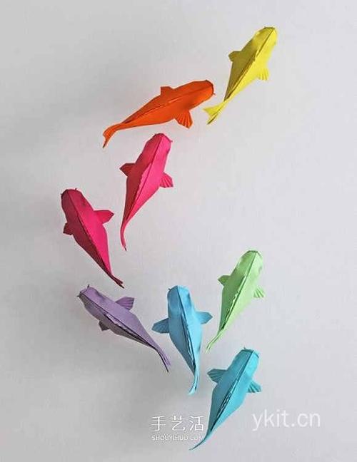 锦鲤鱼的折法步骤图 折纸锦鲤的方法图解