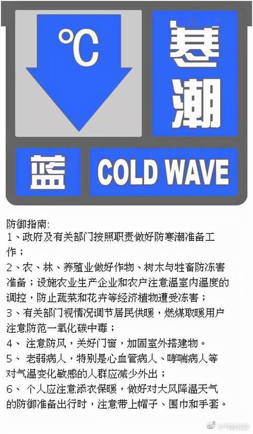北京发布寒潮蓝色预警信号,24至26日夜间最低气温降至