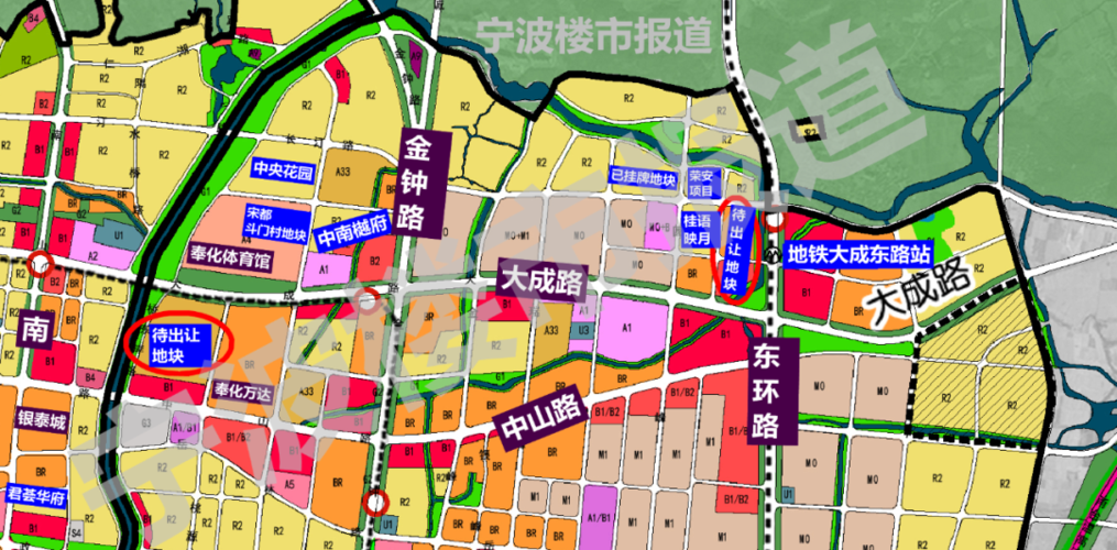 看规划图宁波楼市21宗重量级宅地了解一下