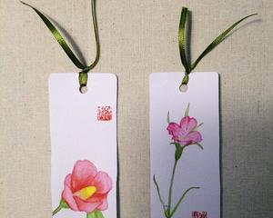 16/100 花朵书签
