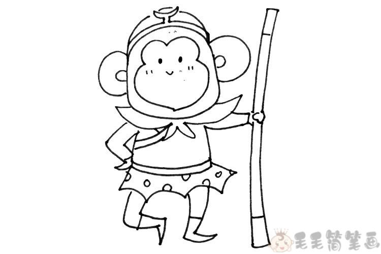 西游记师兄弟三人简笔画
