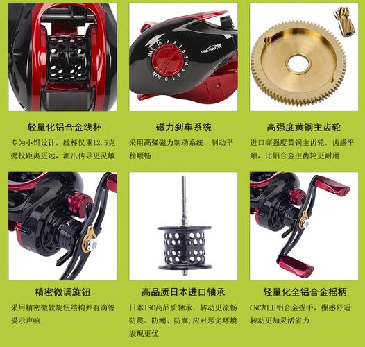 钓之屋旋风xf-50微抛型水滴轮左右手型小饵路亚轮10轴