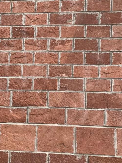 展宏石材 红砂岩石板 高粱红铺地石板 乱形石厂家