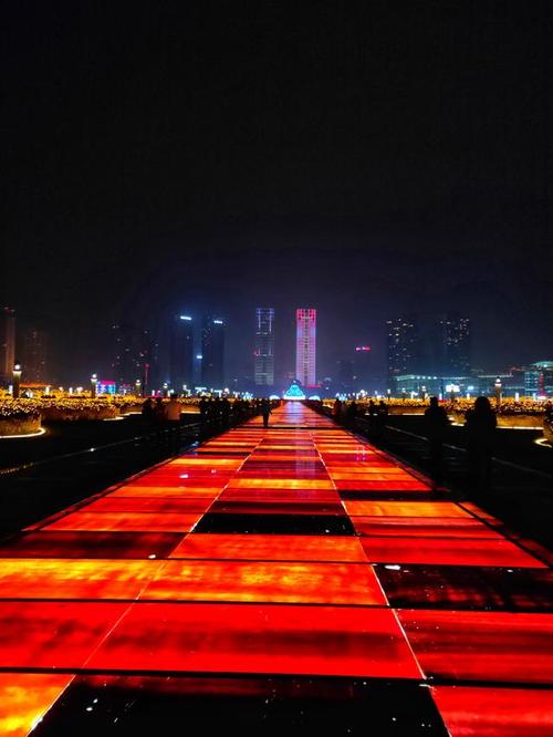 星海广场的夜景也太美了吧