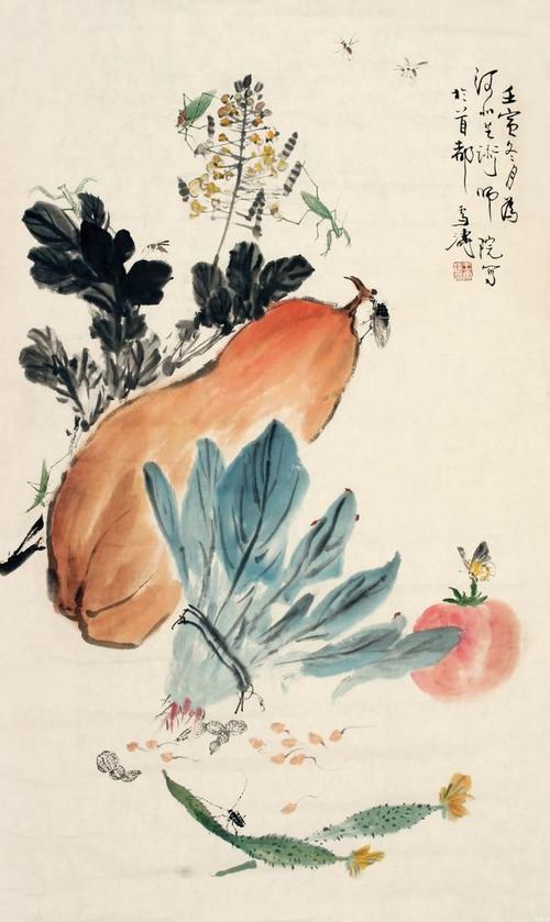 王雪涛,中国现代著名小写意花鸟画家.19.