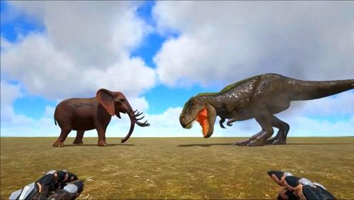 《侏罗纪恐龙》克氏甲龙vs霸王龙!