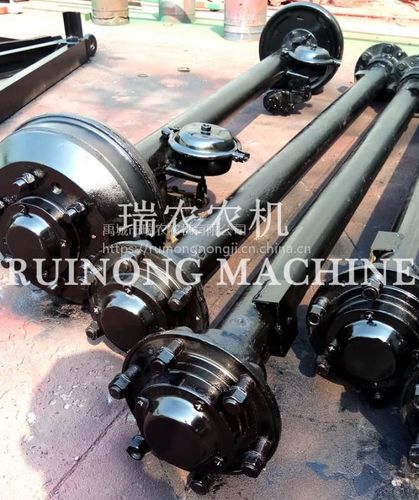 130气刹轴 拖拉机拖车后桥 拖车车轴 农用拖车无刹车桥 气刹桥 拖斗轴