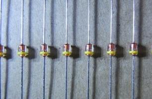 黄色 色环玻璃晶体二极管 高频管用什么代换 绿色 色环玻璃晶体二极管