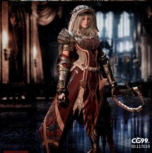 战斗修女 修女-cg模型免费下载-cg99
