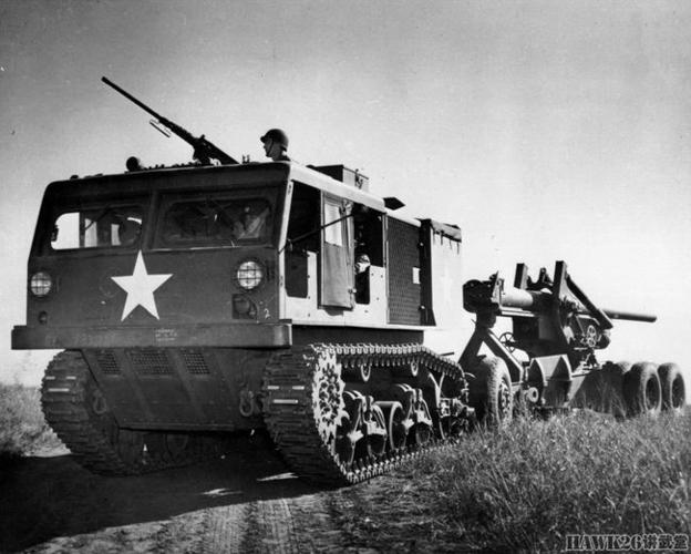 网易首页>网易号>正文申请入驻> m4高速牵引车拖曳m1"长腿汤姆"加农炮