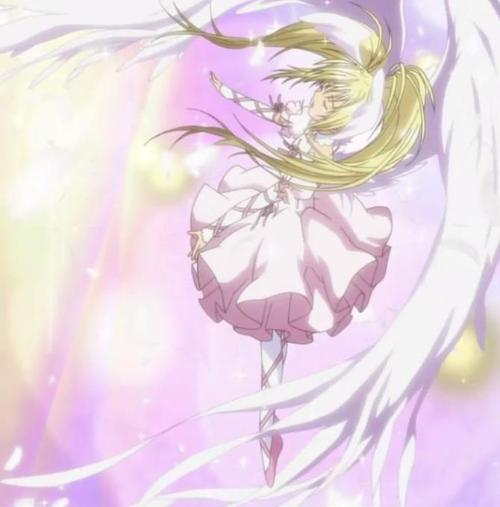 cradle,是守护甜心中月咏歌呗和绘琉变身时的必杀技,翻译过来是天使