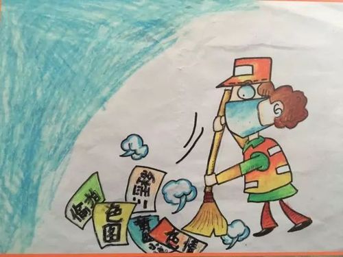 学生漫画作品 手抄报作品内容丰富,主题突出,用色协调,版式美观,图文