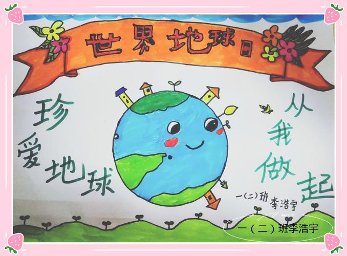 世界地球日绘画大赛---低年级组 投票通道