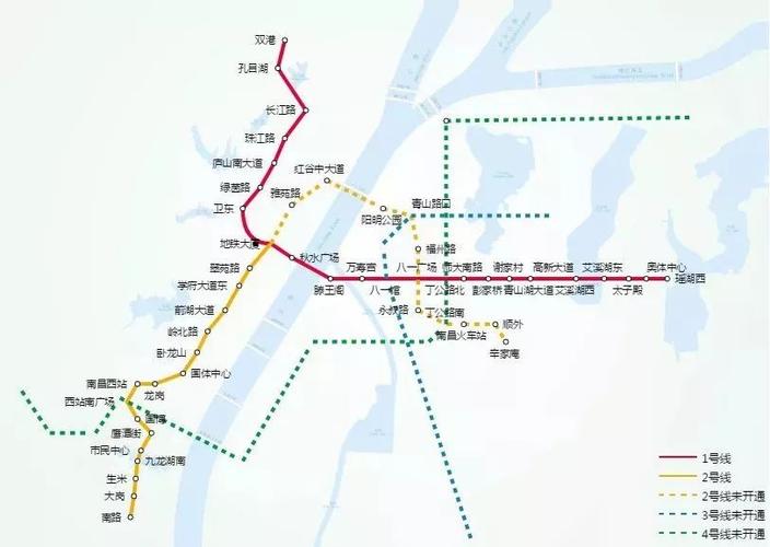 南昌地铁2号线传来大消息!3号线4号线