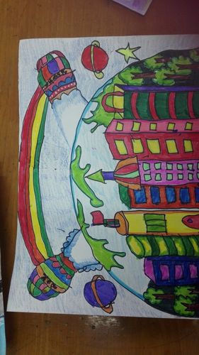 一年级的科学幻想画