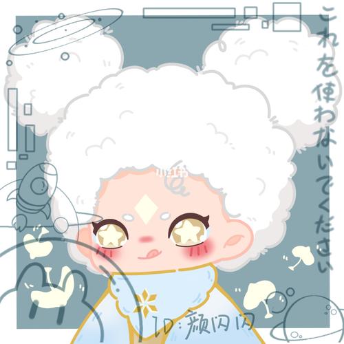 光遇头像|双丸子头有线稿_丸子头_光遇_游戏_手机游戏