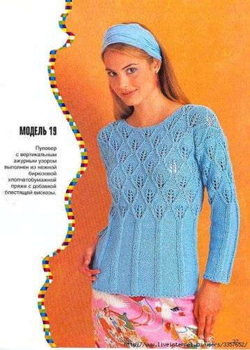 50款春夏针织毛衣及图解