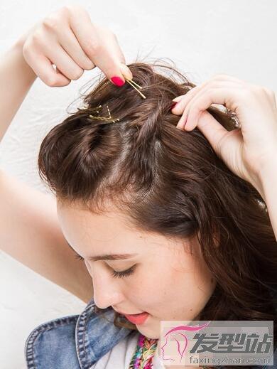 刘海尴尬期怎么扎起来学会这个小技巧搞定长刘海