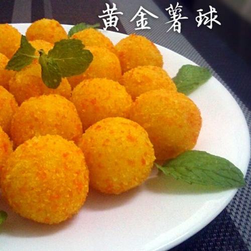 冰山妈咪做的黄金薯球