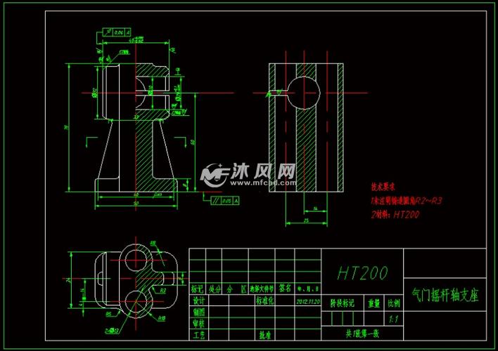 气门摇杆轴支座夹具设计【钻2×φ13孔 车φ32两端面 铣50底面】
