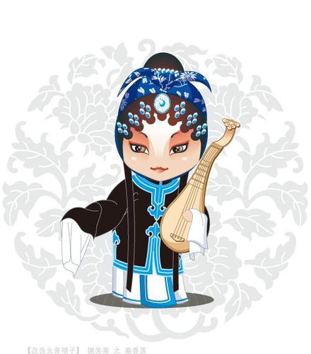 戏曲小人物简笔画