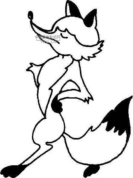 狐狸图片卡通简笔画图片大全