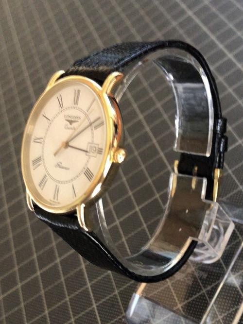 【稼働美品】longines quartz presence ロンジン クォーツ腕时计 プ