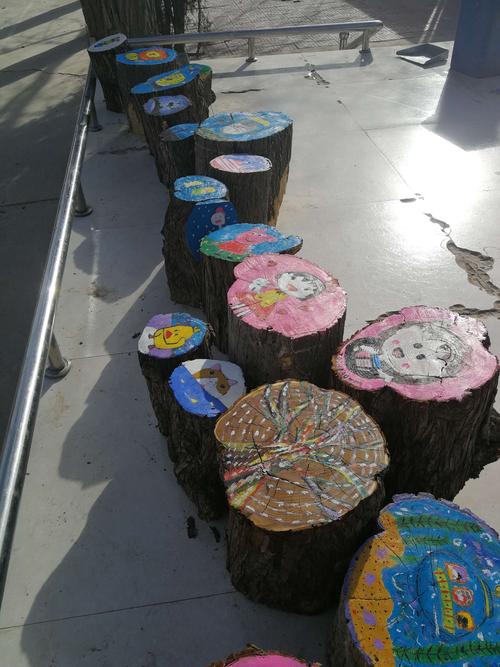 "创意成就未来,画笔点燃梦想"五星坪小学创意木桩绘画比赛简报