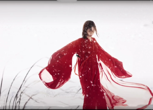 侠客汉服女古风舞红颜传统魏晋风红色齐腰襦裙广袖古装中国风超仙