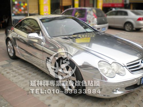 汽车车身改色膜 电镀膜电镀银 镀铬膜进口膜 全车改色