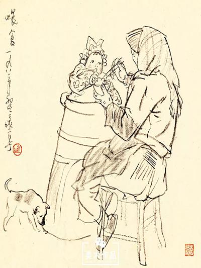 这才是绘画中速写该有的样子顾生岳速写作品欣赏