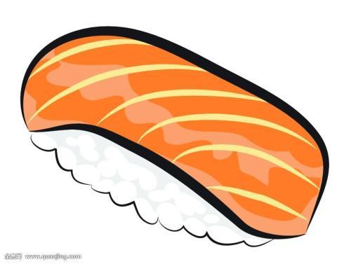 三文鱼的简笔画儿童画