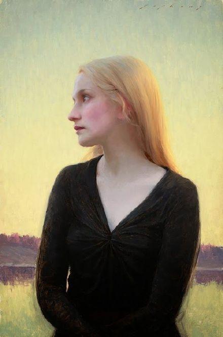 当代美国油画大师 jeremy lipking 人物画作.