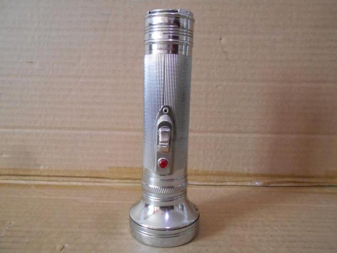 收藏怀旧70-80年代鹰牌铁皮手电筒影视道具陈设装饰