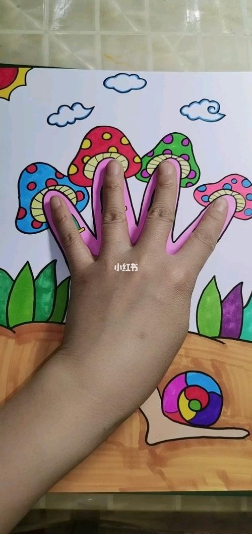 创意手掌画_绘画_文化_绘画