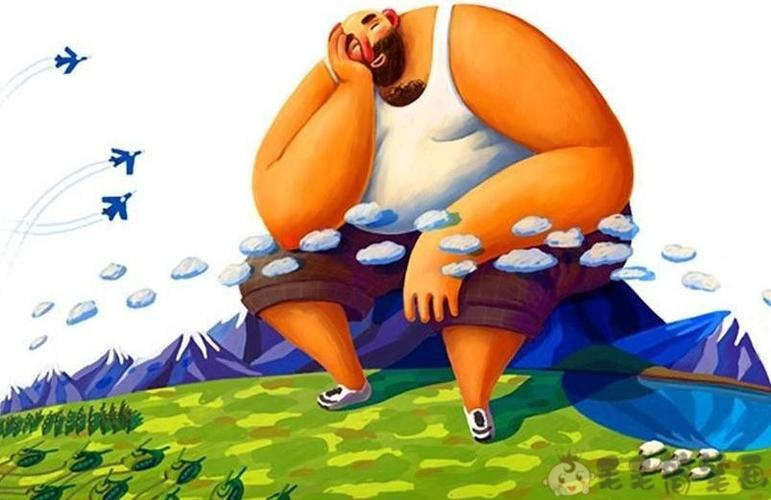 格林童话故事年轻的巨人