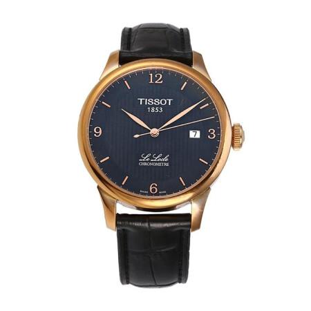 二手9成新天梭自动男表力洛克系列表径39mm红色