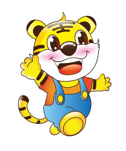 生肖老虎 动物 可爱卡通 吉祥物 虎 仿图网www.35pic.