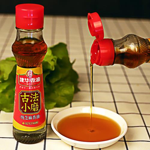 建华古法小磨香油芝麻油纯正植物油80ml