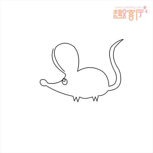 一笔画成的小动物 最简单的动物简笔画