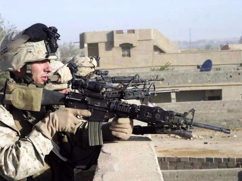 萨达姆,伊拉克战争,美国大兵