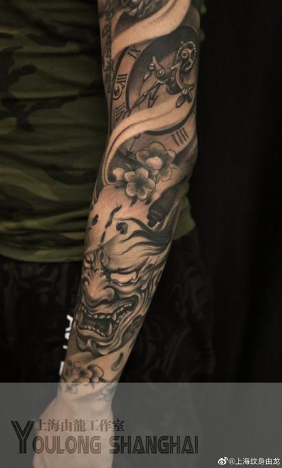 花臂般若纹身