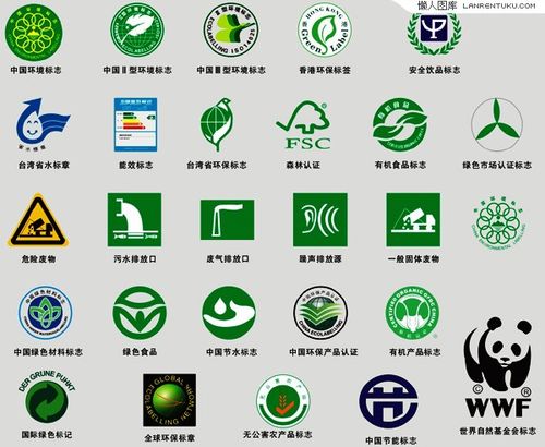 多款环保认证标识图标矢量素材