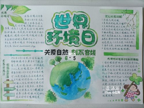 手抄报|保护环境_手抄报_文化_阅读