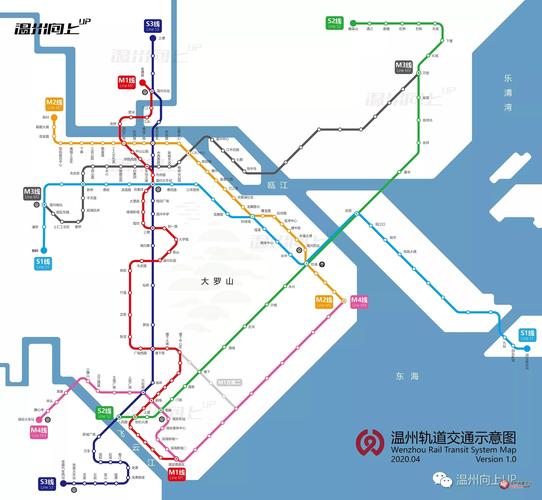 新版轨道交通规划大温还是偏爱瑞安乐清就两条线一个万岙站交汇点